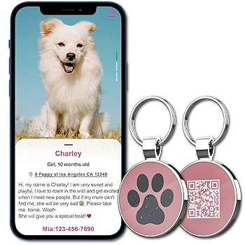 Amazon.com : MYLUCKYTAG ID Tags Dog Tags - Pet Online